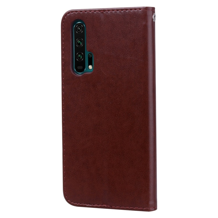 Rose Embossed Horizontal Flip PU Leather Case with Holder & Card Slots & Wallet for Huawei Honor 20 Pro