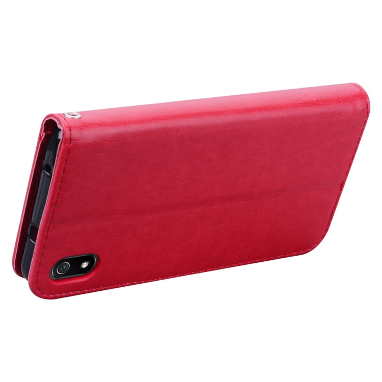 Rose Embossed Horizontal Flip PU Leather Case with Holder & Card Slots & Wallet for Xiaomi Redmi 7A