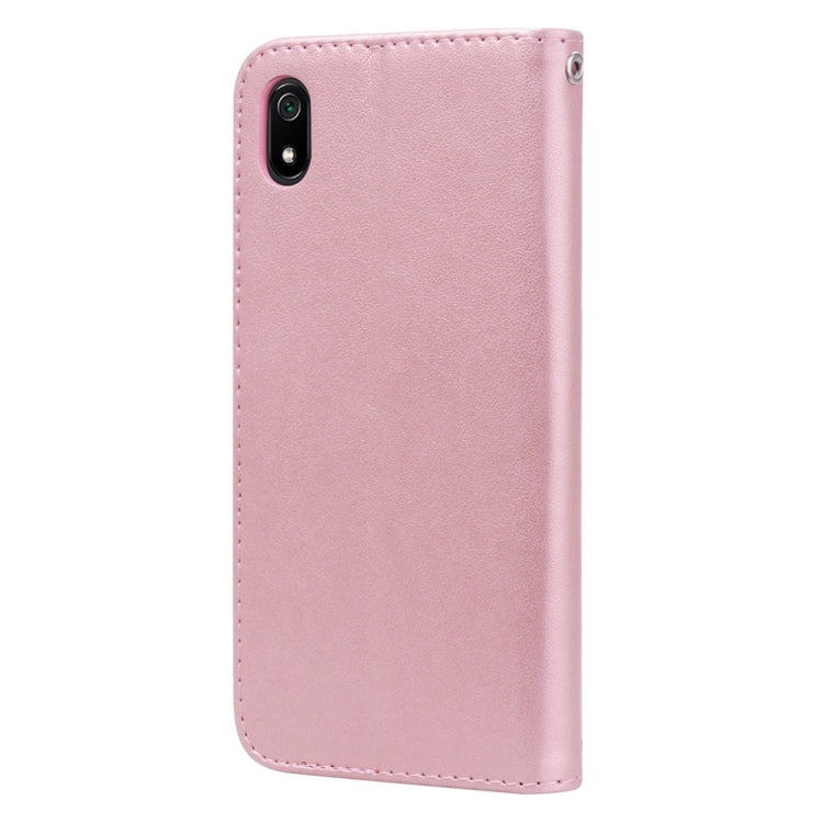 Rose Embossed Horizontal Flip PU Leather Case with Holder & Card Slots & Wallet for Xiaomi Redmi 7A