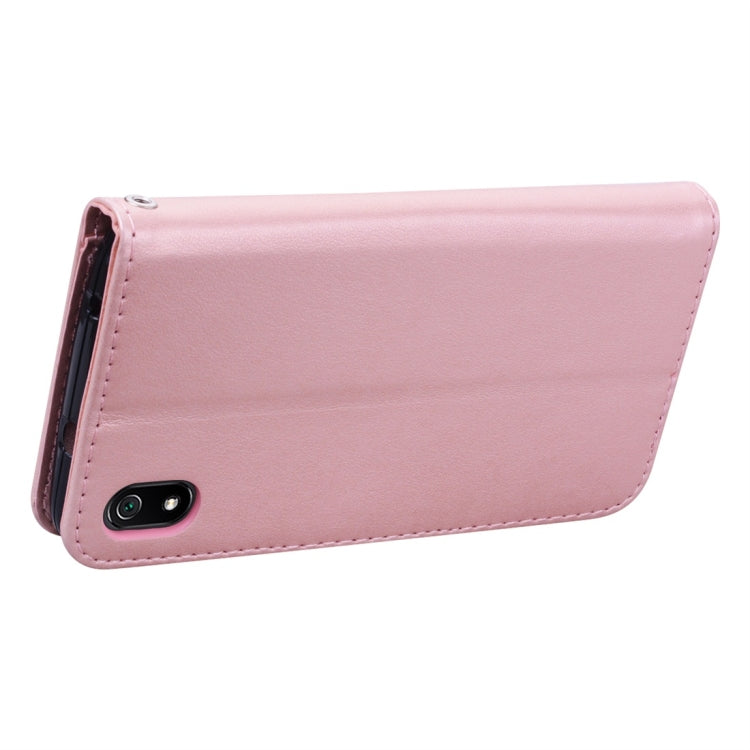 Rose Embossed Horizontal Flip PU Leather Case with Holder & Card Slots & Wallet for Xiaomi Redmi 7A