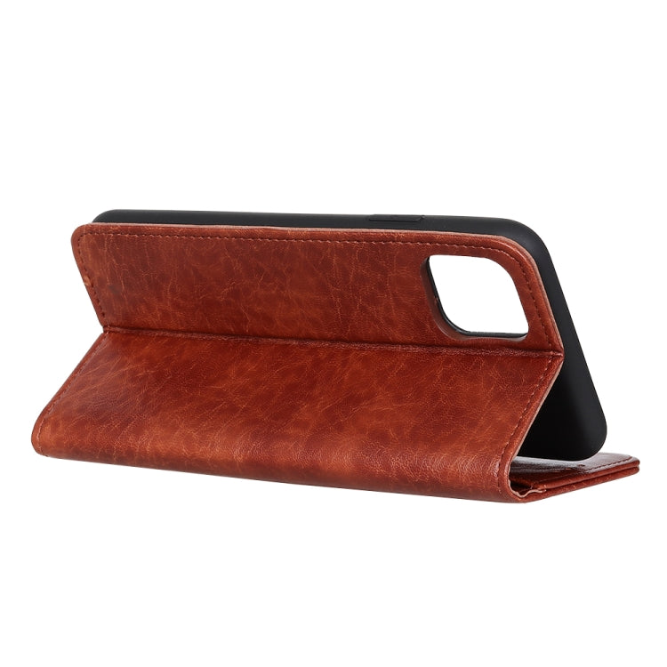 Magnetic Crazy Hores Texture Horizontal Flip Leather Case with Holder & Card Slots & Wallet for Google Pixel 4