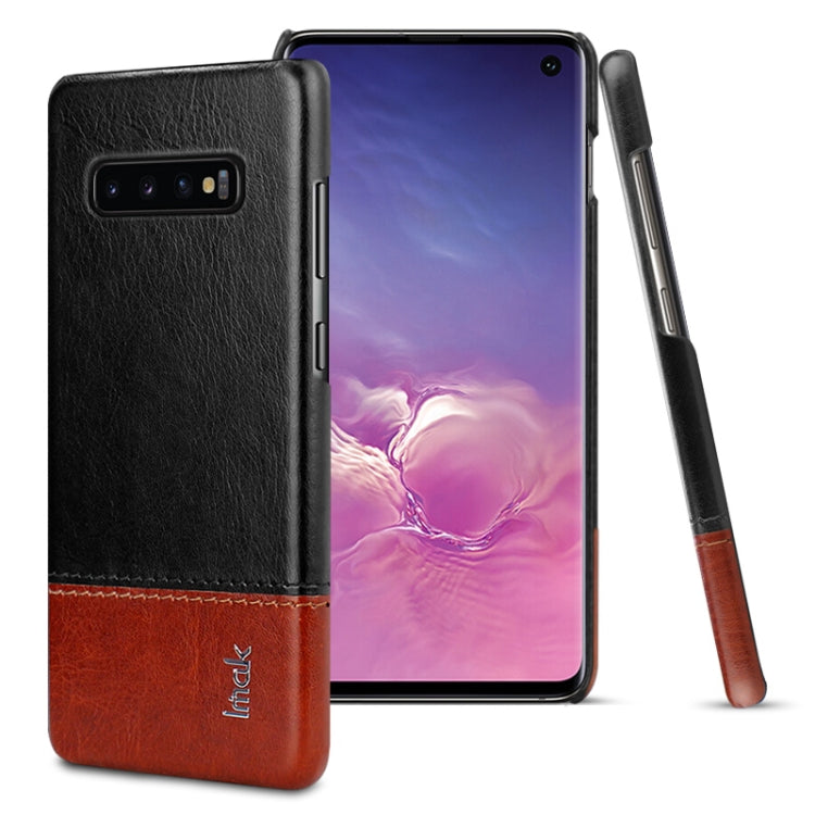 IMAK Ruiyi Series Concise Slim PU + PC Protective Case for Galaxy S10