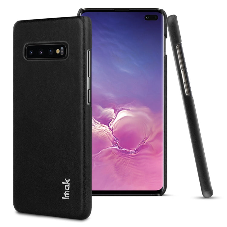 IMAK Ruiyi Series Concise Slim PU + PC Protective Case for Galaxy S10+