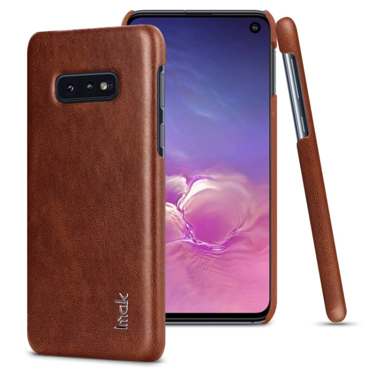 IMAK Ruiyi Series Concise Slim PU + PC Protective Case for Galaxy S10e