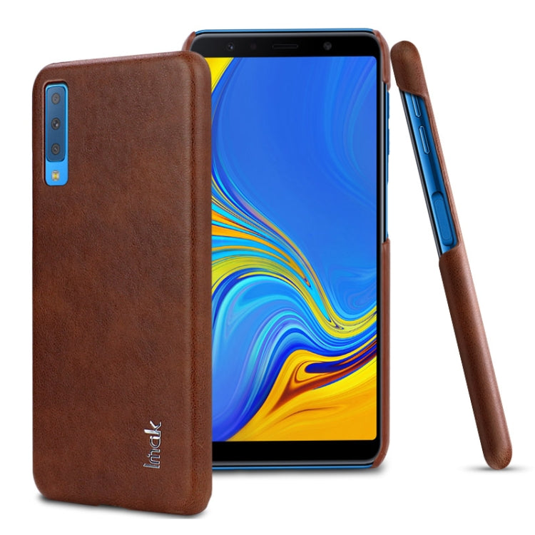 IMAK Ruiyi Series Concise Slim PU + PC Protective Case for Galaxy A7 (2018)