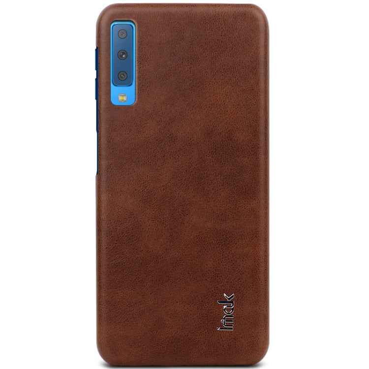 IMAK Ruiyi Series Concise Slim PU + PC Protective Case for Galaxy A7 (2018)