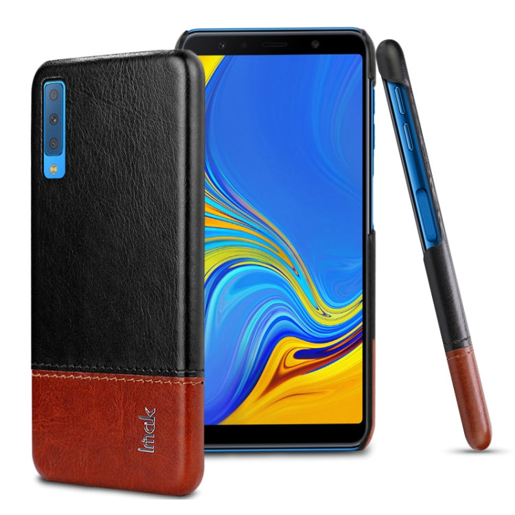 IMAK Ruiyi Series Concise Slim PU + PC Protective Case for Galaxy A7 (2018)