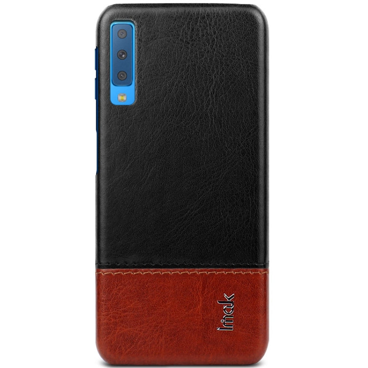 IMAK Ruiyi Series Concise Slim PU + PC Protective Case for Galaxy A7 (2018)