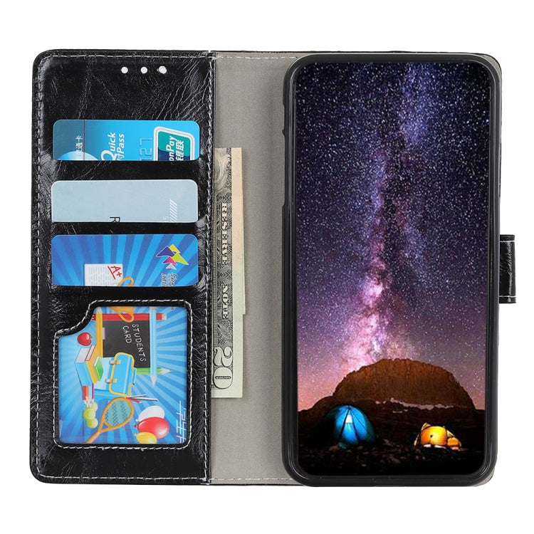 Magnetic Retro Crazy Horse Texture Horizontal Flip Leather Case with Holder & Card Slots & Wallet for HTC D19+