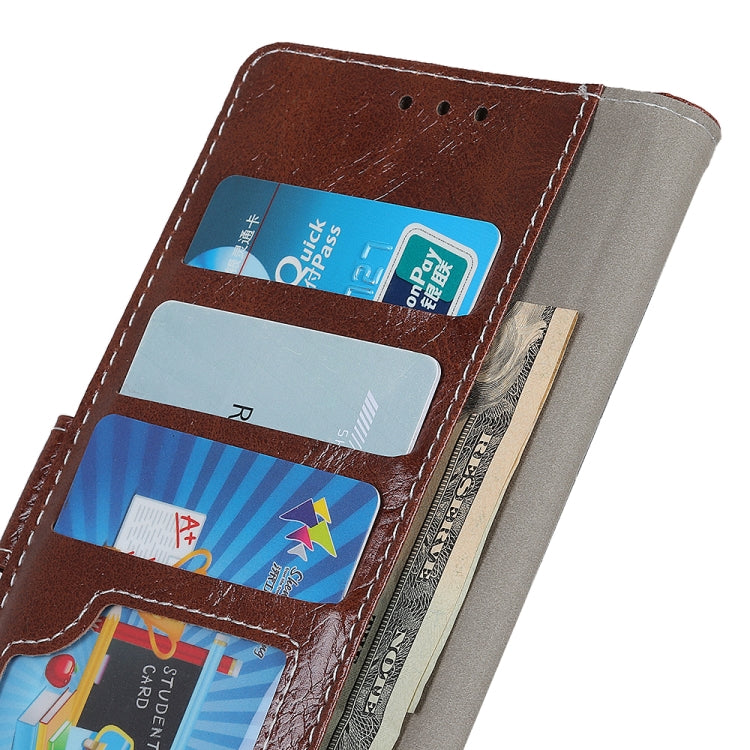 Magnetic Retro Crazy Horse Texture Horizontal Flip Leather Case with Holder & Card Slots & Wallet for HTC D19+