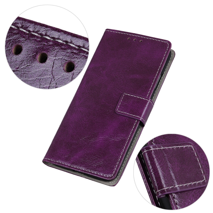 Magnetic Retro Crazy Horse Texture Horizontal Flip Leather Case with Holder & Card Slots & Wallet for HTC D19+