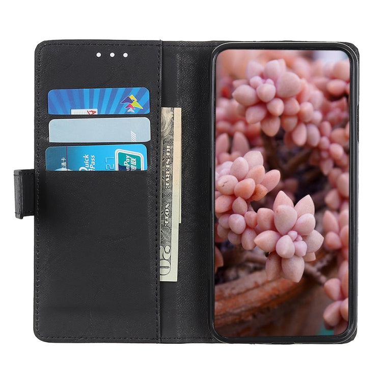 Copper Buckle Retro Texture Horizontal Flip Leather Case with Holder & Card Slots & Wallet for HTC D19+