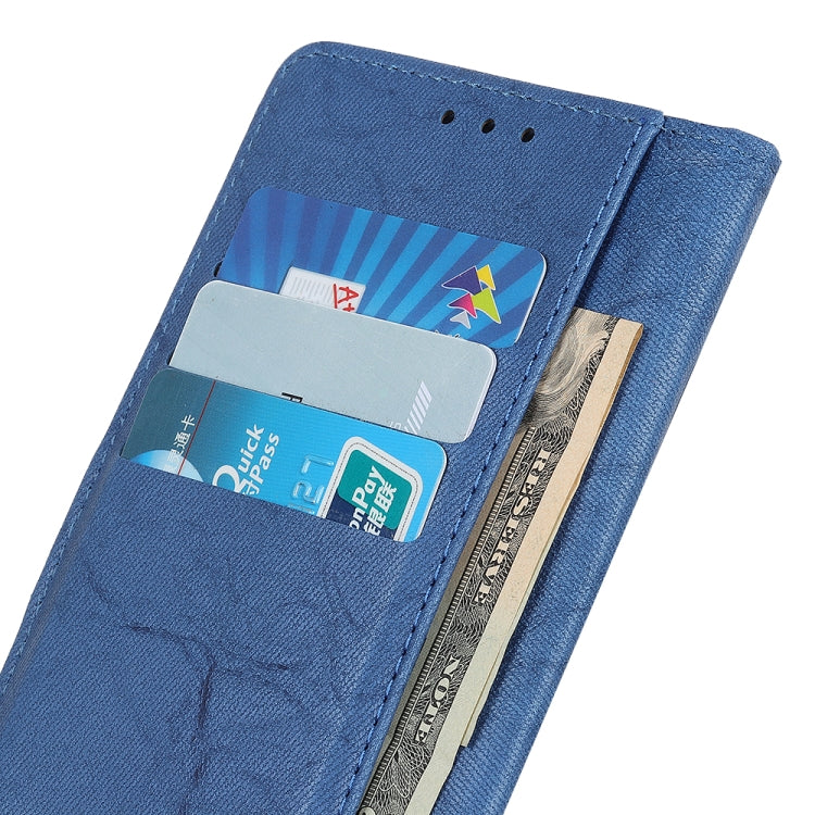 Copper Buckle Retro Texture Horizontal Flip Leather Case with Holder & Card Slots & Wallet for HTC D19+