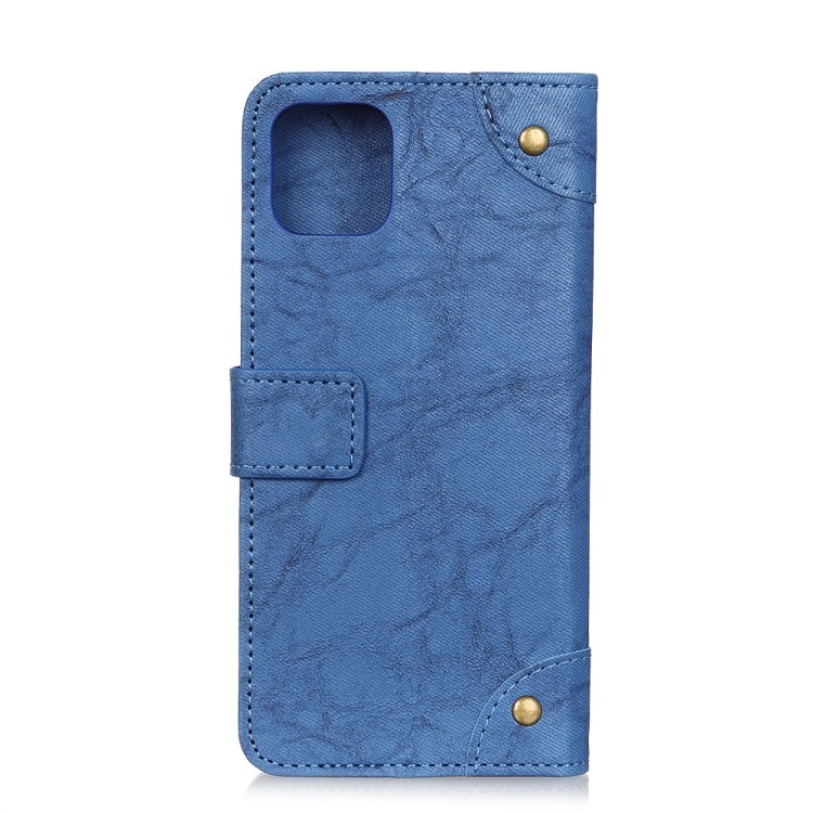 Copper Buckle Retro Texture Horizontal Flip Leather Case with Holder & Card Slots & Wallet for Google Pixel 4
