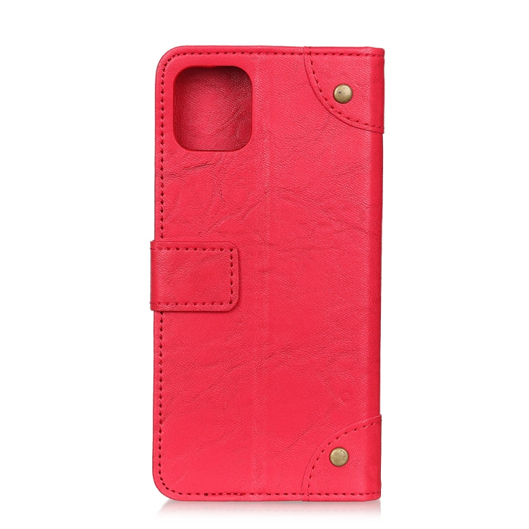 Copper Buckle Retro Texture Horizontal Flip Leather Case with Holder & Card Slots & Wallet for Google Pixel 4 XL