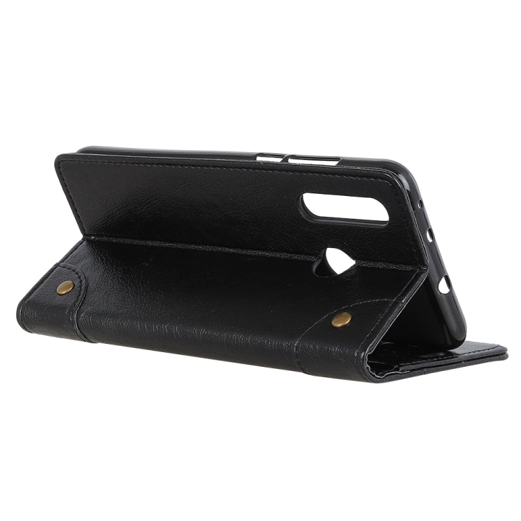 Copper Buckle Nappa Texture Horizontal Flip Leather Case with Holder & Card Slots & Wallet for HTC D19+