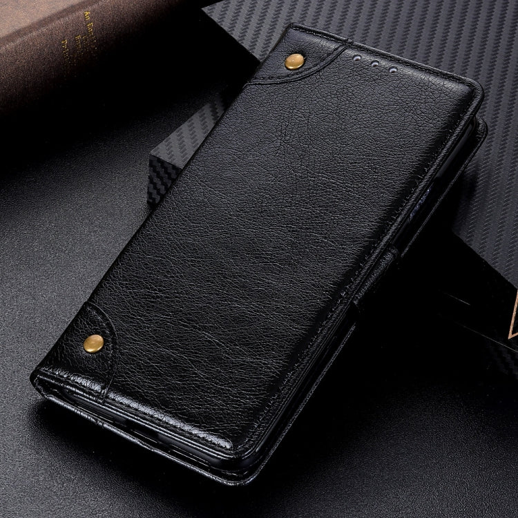 Copper Buckle Nappa Texture Horizontal Flip Leather Case with Holder & Card Slots & Wallet for HTC D19+