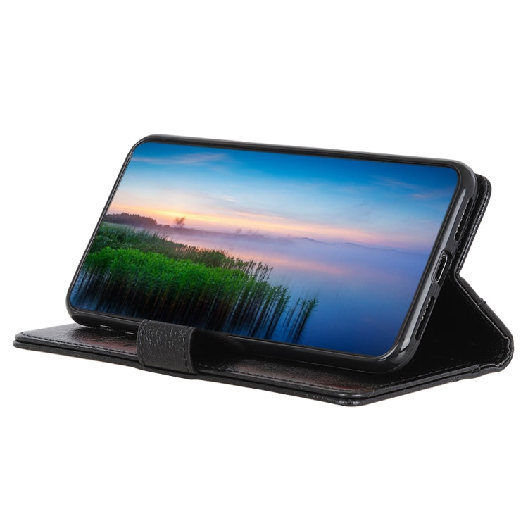 Copper Buckle Nappa Texture Horizontal Flip Leather Case with Holder & Card Slots & Wallet for OPPO Reno Z
