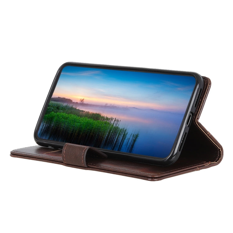 Copper Buckle Nappa Texture Horizontal Flip Leather Case with Holder & Card Slots & Wallet for OPPO Reno Z