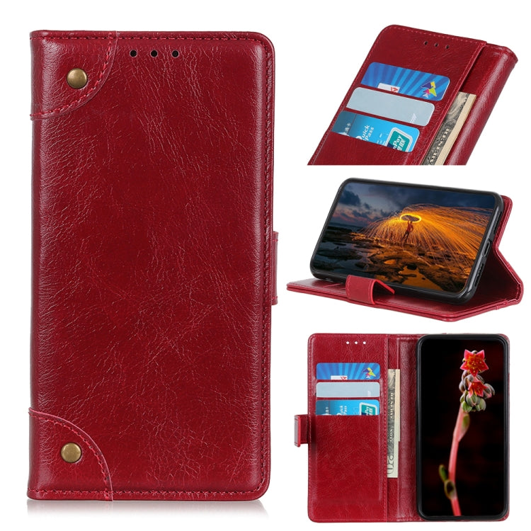 Copper Buckle Nappa Texture Horizontal Flip Leather Case with Holder & Card Slots & Wallet for OPPO Reno Z