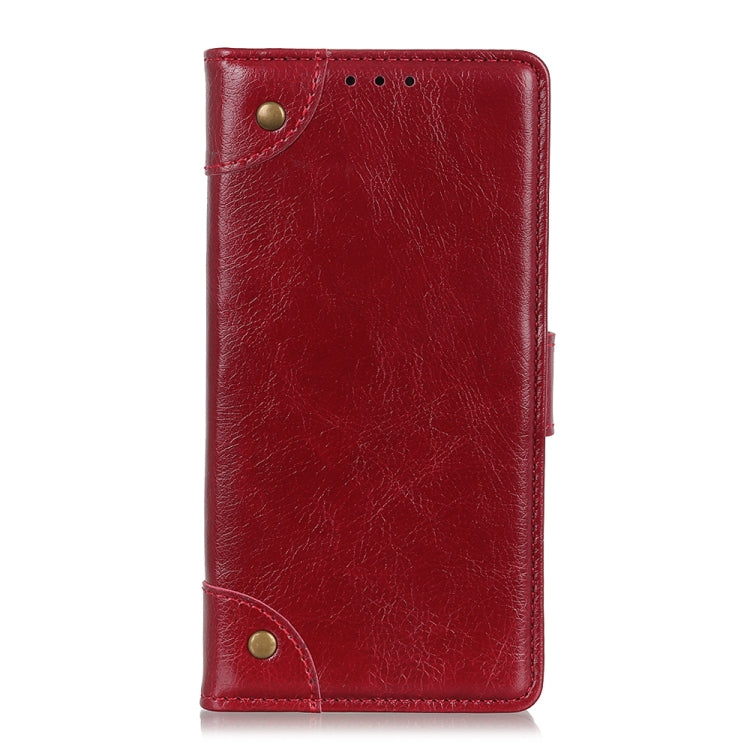 Copper Buckle Nappa Texture Horizontal Flip Leather Case with Holder & Card Slots & Wallet for OPPO Reno Z