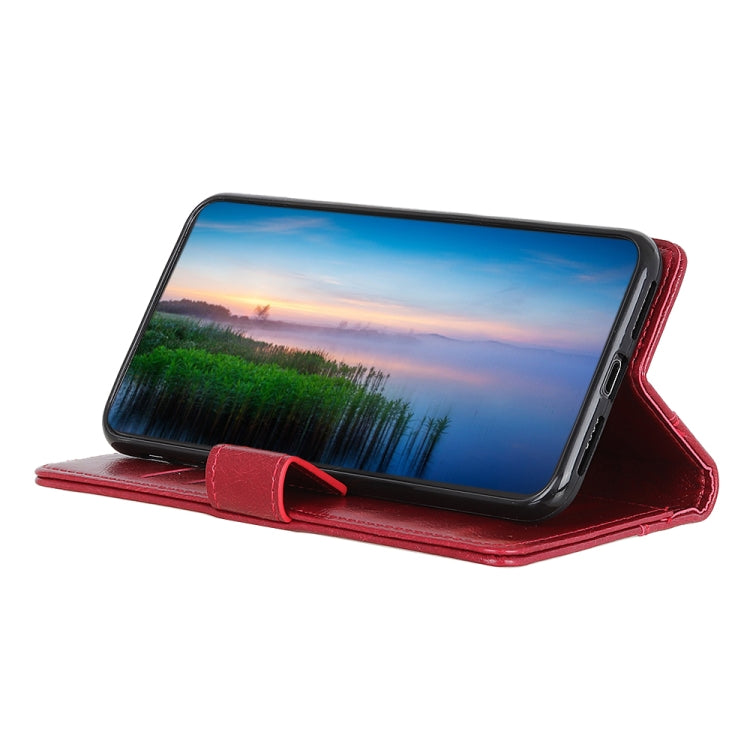 Copper Buckle Nappa Texture Horizontal Flip Leather Case with Holder & Card Slots & Wallet for OPPO Reno Z