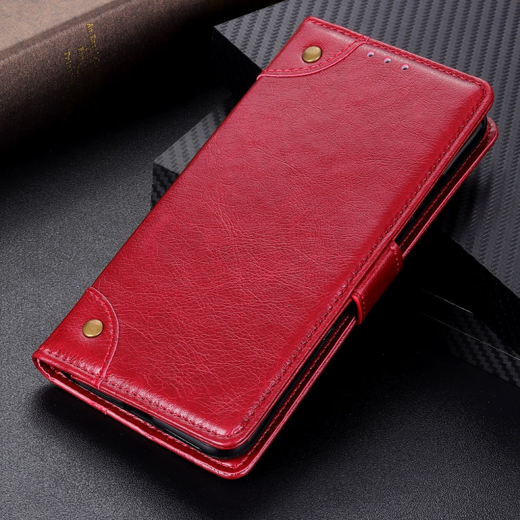 Copper Buckle Nappa Texture Horizontal Flip Leather Case with Holder & Card Slots & Wallet for OPPO Reno Z