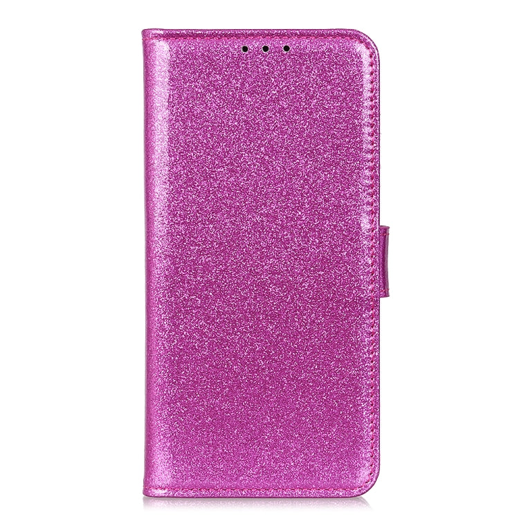 Glitter Powder Waterproof Horizontal Flip Leather Case with Card Slots & Holder for OnePlus 7