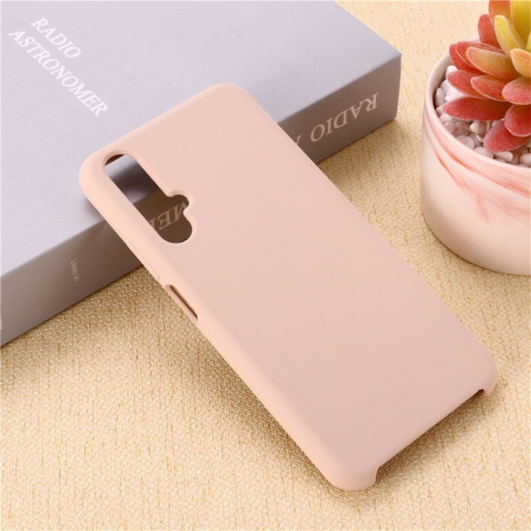 Solid Color Liquid Silicone Dropproof Protective Case for Huawei Honor 20