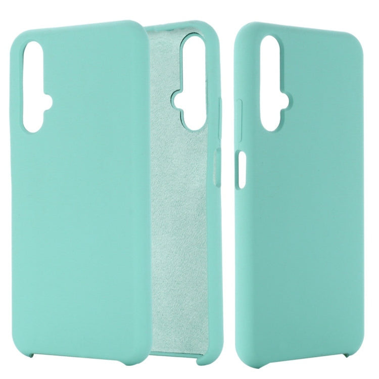 Solid Color Liquid Silicone Dropproof Protective Case for Huawei Honor 20