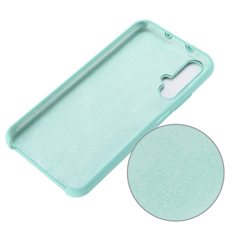 Solid Color Liquid Silicone Dropproof Protective Case for Huawei Honor 20