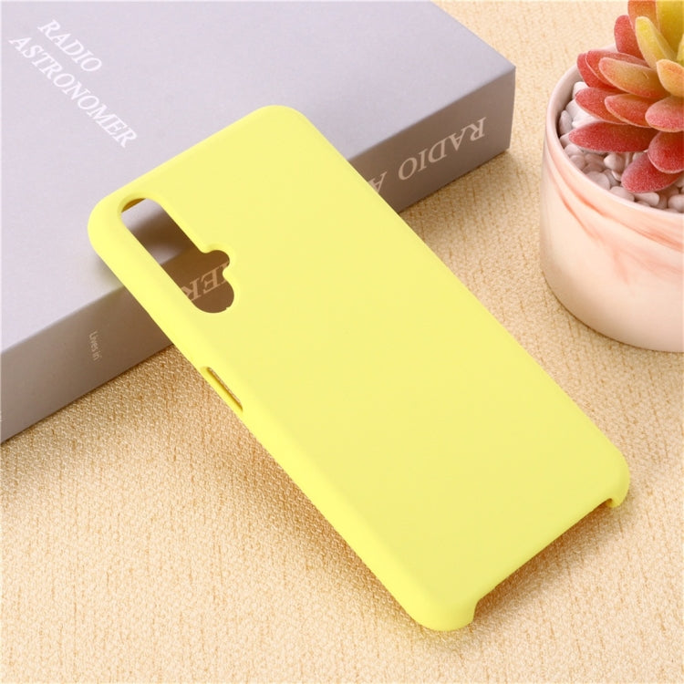 Solid Color Liquid Silicone Dropproof Protective Case for Huawei Honor 20