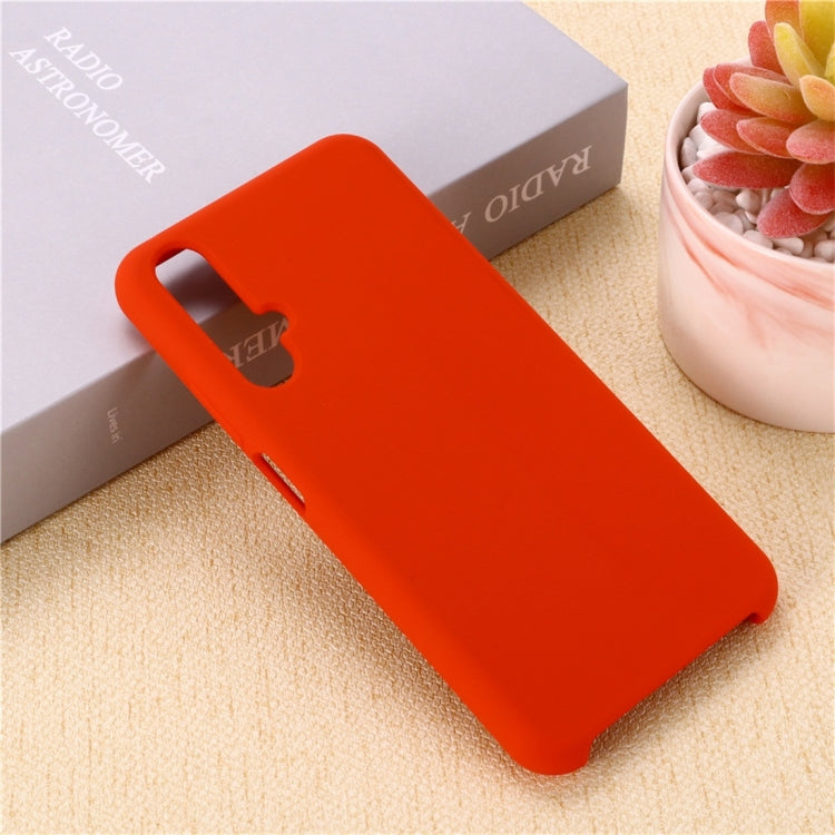 Solid Color Liquid Silicone Dropproof Protective Case for Huawei Honor 20