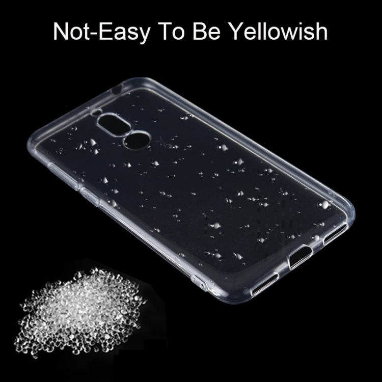 0.75mm Ultrathin Transparent TPU Soft Protective Case for Meizu Meilan 6T / Meizu M6T