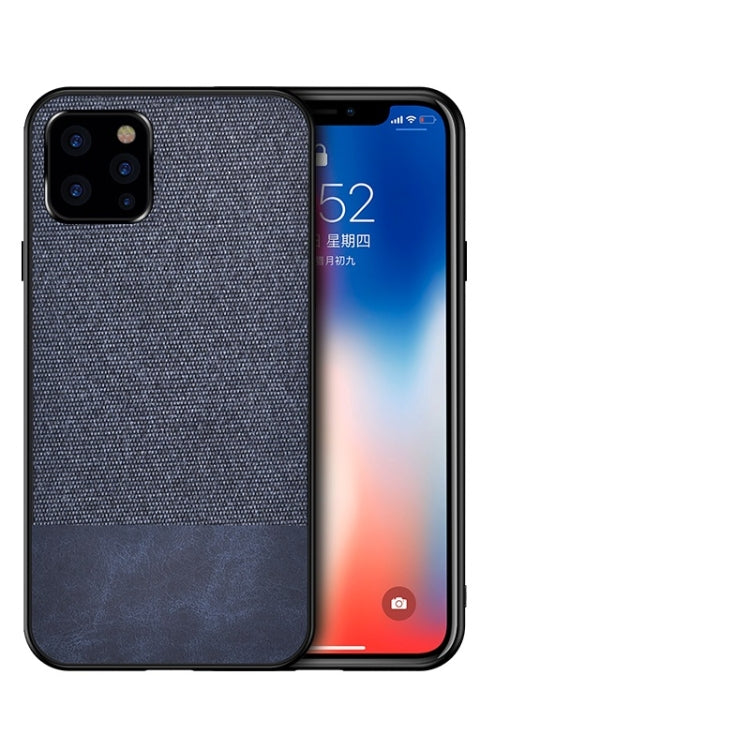 Shockproof Splicing PU + Cloth Protective Case for iPhone 11 Pro