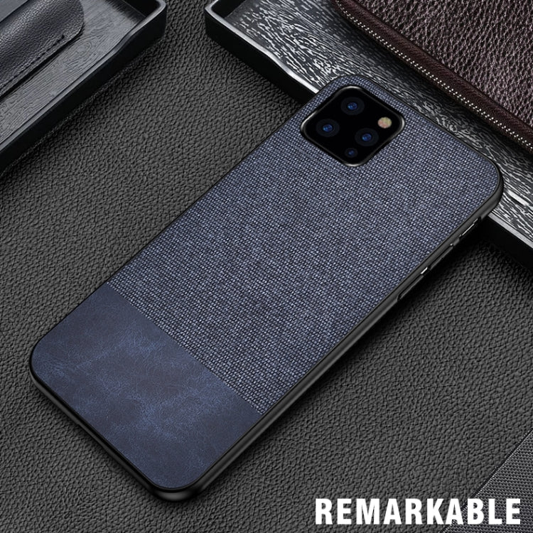 Shockproof Splicing PU + Cloth Protective Case for iPhone 11 Pro