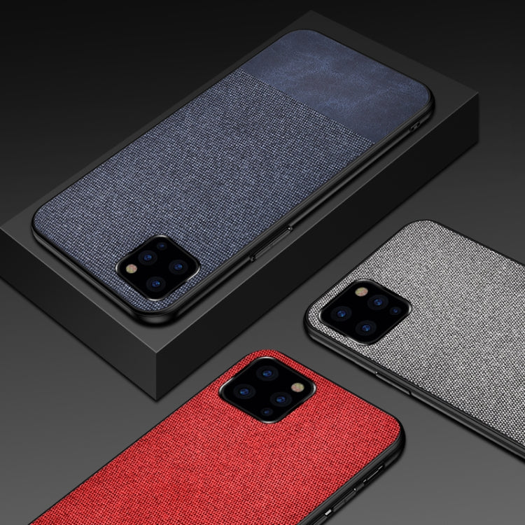 Shockproof Splicing PU + Cloth Protective Case for iPhone 11