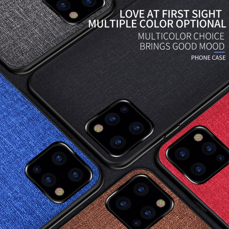 Shockproof Cloth Texture PC+ TPU Protective Case for iPhone 11 Pro