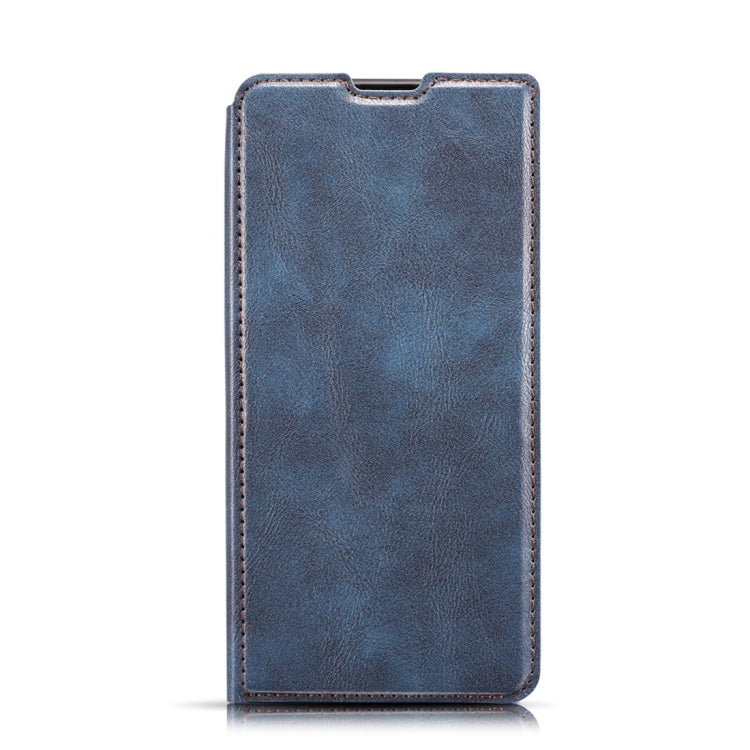 Retro Simple Ultra-thin Magnetic Horizontal Flip Leather Case for Huawei Honor 20 Pro, with Holder & Card Slots & Lanyard