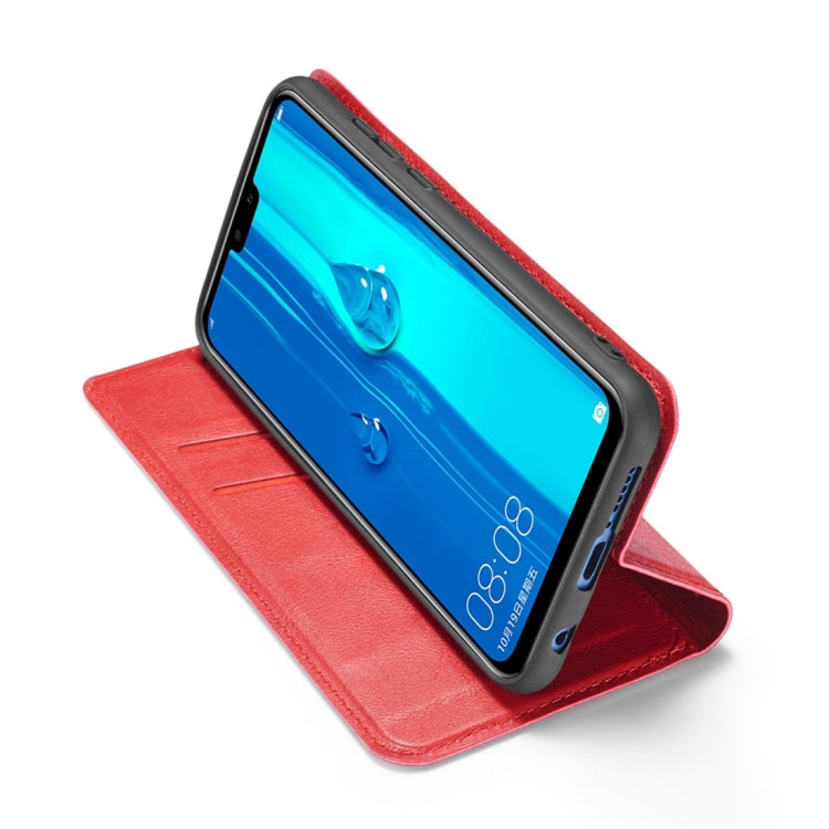 Retro Simple Ultra-thin Magnetic Horizontal Flip Leather Case with Holder & Card Slots & Lanyard for Galaxy A20e