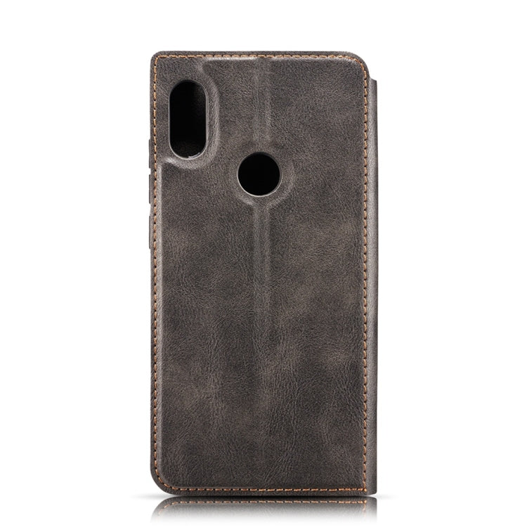 Retro Simple Ultra-thin Magnetic Horizontal Flip Leather Case with Holder & Card Slots & Lanyard for Galaxy M30 / A40S