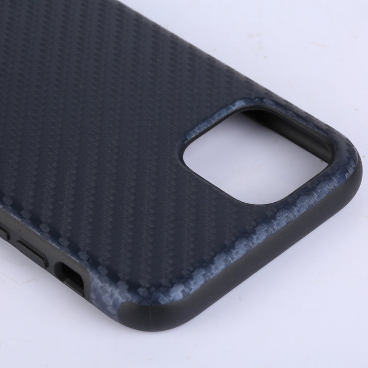 For iPhone 11 Pro Carbon Fibre TPU Protective Case