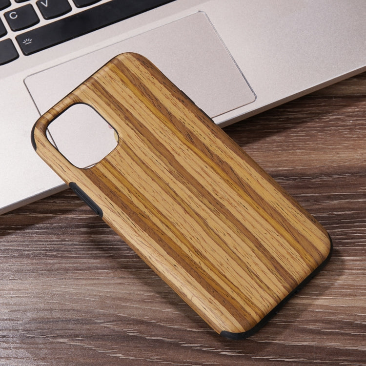 For iPhone 11 Pro Wood Texture TPU Protective Case