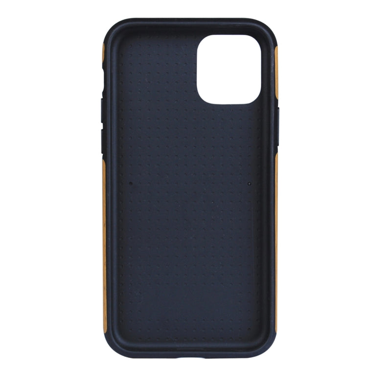 For iPhone 11 Wood Texture TPU Protective Case