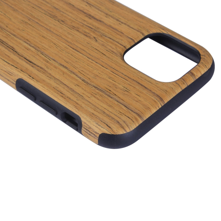 For iPhone 11 Pro Max Wood Texture TPU Protective Case