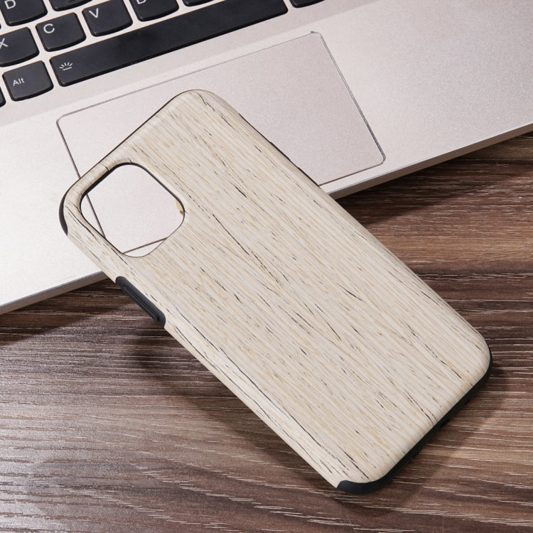 For iPhone 11 Pro Max Wood Texture TPU Protective Case