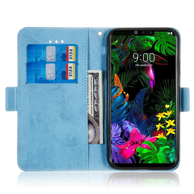 Multifunctional Horizontal Flip Retro Leather Case with Card Slot & Holder for LG G8 ThinQ