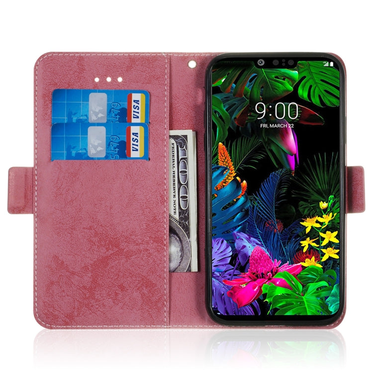 Multifunctional Horizontal Flip Retro Leather Case with Card Slot & Holder for LG G8 ThinQ