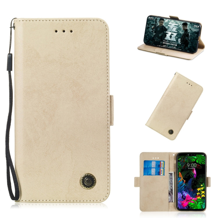 Multifunctional Horizontal Flip Retro Leather Case with Card Slot & Holder for LG G8 ThinQ