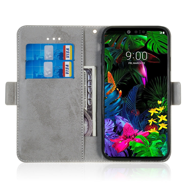 Multifunctional Horizontal Flip Retro Leather Case with Card Slot & Holder for LG G8 ThinQ